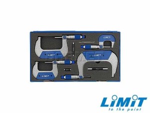 Zestaw mikrometrów zewnętrznych 0-100MM - 4 szt. - Limit (9538-2008)