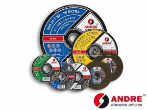 Ściernica płaska do przecinania PRO-LINE, wersja STANDARD, typ 41 - 230MM x 3MM x 22,2MM 95A 24R - ANDRE (020060)