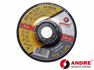 Ściernica z obniżonym środkiem do szlifowania ECO-LINE, typ 27 - 125MM x 6MM x 22,2MM - ANDRE (050063)