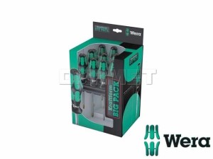 Zestaw wkrętaków warsztatowych Kraftform Big Pack 300 - WERA (05105630001)