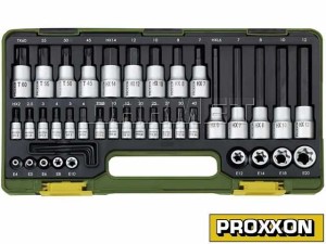 Specjalny zestaw do śrub imbusowych i TX - 41 części - PROXXON (PR23290)
