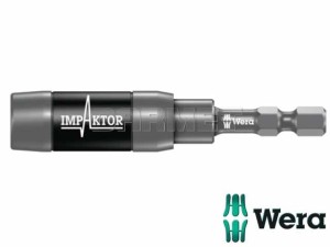 Uchwyt Impaktor z pierścieniem przytrzymującym i magnesem do bitów 1/4" Impaktor 897/4 IMP R - WERA (05057676001)