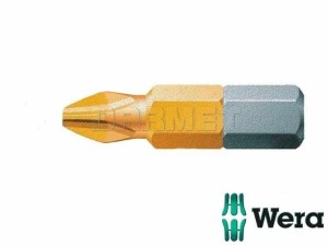 Grot krzyżowy tytanowy 851/1 TiN,10 szt. w opk. - WERA (05480171001)