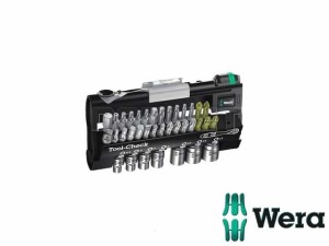 Zestaw grotów i nasadek Tool-Check 1 SB z pokrętłem grzechotkowym - WERA (05073220001)