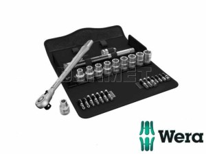 Zestaw kluczy nasadowych 1/2" Zyklop Metal Switch 8100 SC 8 - WERA (05004078001)