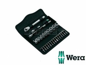 Zestaw kluczy nasadowych 1/4" Zyklop Metal Push 8100 SA 7 - WERA (05004017001)