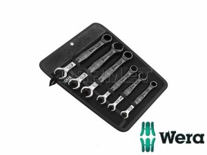 Zestaw kluczy płasko-oczkowych z grzechotką - WERA (05020022001)