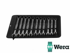 Zestaw kluczy płasko-oczkowych z grzechotką - WERA (05020013001)