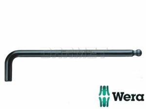 Klucz imbusowy długi z kulką czerniony 4,0x140 mm 950 PKL BM,10 szt. w opk. - WERA (05027105001)