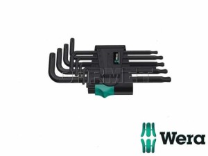 Zestaw kluczy imbusowych TORX z kulką 967 PKL/9 TORX- WERA (05024242001)