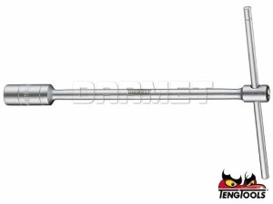 Klucz nasadowy długi 3/8" z pokrętłem poprzecznym, sześciokątny - 19MM - TENGTOOLS (17879-0903)
