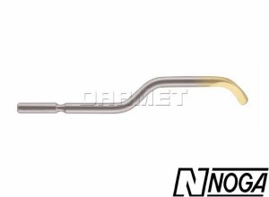 Ostrze S60 TiN do gratowania ciężko dostępnych otworów przelotowych - NOGA (BS6003)