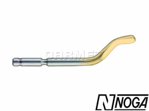 Ostrze S100 TiN (10 szt. w opakowaniu) do gratowania krawędzi w stali nierdzewnej i plastiku - NOGA (BS1019)