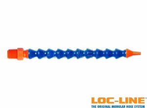 Przewód z dyszą okrągłą o średnicy 1/4" i gwintem zewnętrznym NPT 1/2", długość 400 mm, system 1/2" - LOC-LINE (P14110)