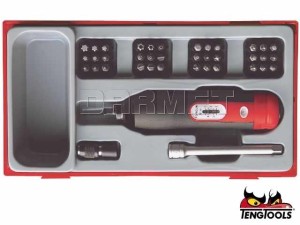 Zestaw wkrętaka dynamometrycznego 1/4", 39 elementów - TENGTOOLS (12250-0101)