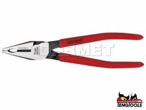 Szczypce uniwersalne wzmocnione MB452-9, długość: 225MM, zakres cięcia do: 4,0MM - TENGTOOLS (7419-0307)