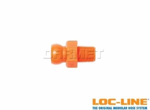 4 segmenty z gwintem zewnętrznym NPT 1/8", system 1/4"- LOC-LINE (41405)