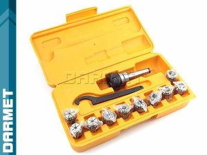 Oprawka zaciskowa Morse z tulejkami ER25 | MS2 | 10 sztuk | - DARMET 076