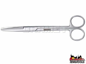 Nożyczki proste, zaokrąglone dla elektroników SR2180, długość: 180MM - TENGTOOLS (17792-0303)