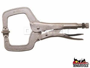 Kleszcze spawalnicze samozaciskowe 406P, rozmiar: 80MM - TENGTOOLS (12830-0100)