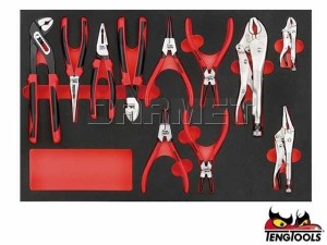 Zestaw szczypiec TTEMB11 - 11 szt. - TENGTOOLS (17881-0107)