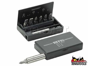 Zestaw z wkrętami wymiennymi, BBX7A - 7 szt. - TENGTOOLS (10261-0102)