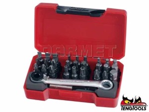 Zestaw z wkrętami wymiennymi, TM029 - 29 szt. - TENGTOOLS (16736-0106)