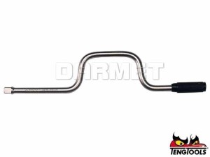 Pokrętło korbowe, M120011-C z chwytem kwadratowym 1/2", długość: 420MM - TENGTOOLS (11204-0209)