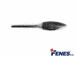 Pilnik obrotowy płomykowy, frez do metalu, 8x20MM, chwyt 6MM, długość 65MM - FENES (0641-500-035-080)