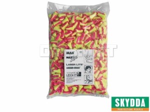 Zatyczki przeciwhałasowe Howard Leight LaserLite - 200 par w torbie - SKYDDA (049603699)