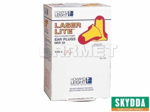 Zatyczki przeciwhałasowe Howard Leight LaserLite - 500 par w pudełku - SKYDDA (049603723)