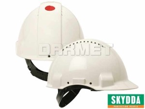 Kask ochronny PELTOR G3000 ze wskaźnikiem UV, biały, rozmiar 54-62 - SKYDDA (343202305)