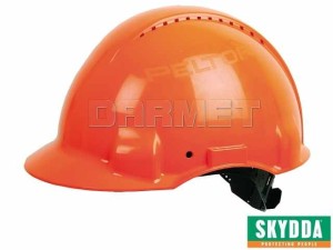Kask ochronny PELTOR G3000 ze wskaźnikiem UV, pomarańczowy, rozmiar 54-62 - SKYDDA (466135118)