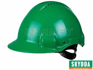 Kask ochronny PELTOR G3000 ze wskaźnikiem UV, zielony, rozmiar 54-62 - SKYDDA (466135142)