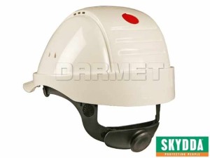 Kask ochronny PELTOR G2000 ze wskaźnikiem UV i pokrętłem regulującym, biały, rozmiar 54-62 - SKYDDA (466120276)