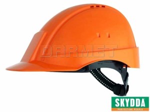 Kask ochronny PELTOR G2000 ze wskaźnikiem UV i pokrętłem regulującym, pomarańczowy, rozmiar 54-62 - SKYDDA (466120284)