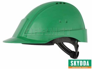 Kask ochronny PELTOR G2000 ze wskaźnikiem UV i pokrętłem regulującym, zielony, rozmiar 54-62 - SKYDDA (466120318)