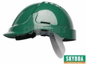 Kask ochronny PROTECTOR Style 600 zielony, rozmiar 50-66 - SKYDDA (317550234)