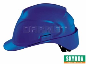 Kask ochronny UVEX Airwing z pokrętłem regulacyjnym, niebieski, rozmiar 51-61 - SKYDDA (616059119)