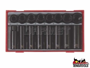 Zestaw nasadek maszynowym do wkrętarek z chwytem 1/2" - 16 szt. - TENGTOOLS (6880-0101)