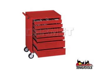 Wózek narzędziowy z wyposażeniem | 277 elementów | TCMM277SV - TENGTOOLS 167840107