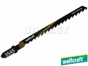 Brzeszczoty do wyrzynarek z trzpieniem "T", do drewna, głębokość cięcia: 50MM - 2 sztuki - WOLFCRAFT (WF3545000)