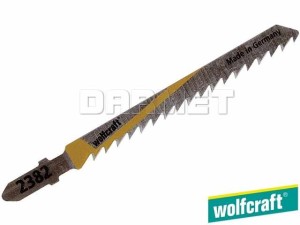 Brzeszczoty do wyrzynarek z trzpieniem "T", do drewna, głębokość cięcia: 45MM - 2 sztuki - WOLFCRAFT (WF2382000)