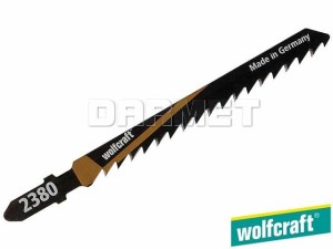 Brzeszczoty do wyrzynarek z trzpieniem "T", do drewna, głębokość cięcia: 50MM - 2 sztuki - WOLFCRAFT (WF2380000)