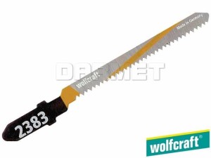 Brzeszczoty do wyrzynarek z trzpieniem "T", do drewna, głębokość cięcia: 20MM - 5 sztuk - WOLFCRAFT (WF2393000)