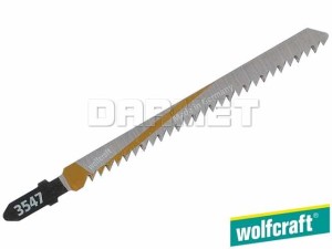 Brzeszczoty do wyrzynarek z trzpieniem "T", do drewna, głębokość cięcia: 65MM - 2 sztuki - WOLFCRAFT (WF3547000)