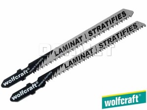 Brzeszczoty do wyrzynarek z trzpieniem "T", do drewna, głębokość cięcia: 25MM - 3 sztuki - WOLFCRAFT (WF2379000)