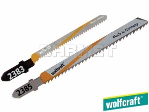 Brzeszczoty do wyrzynarek z trzpieniem "T", do drewna, głębokość cięcia: 20MM i 30MM - 5 sztuk - WOLFCRAFT (WF2383100)