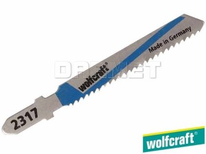 Brzeszczoty do wyrzynarek z trzpieniem "T", do metalu, głębokość cięcia: 3-6MM - 5 sztuk - WOLFCRAFT (WF2367000)