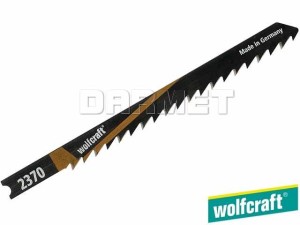 Brzeszczoty do wyrzynarek z trzpieniem "U", do drewna i tworzyw sztucznych, głębokość cięcia: 50MM - 2 sztuki - WOLFCRAFT (WF2370000)